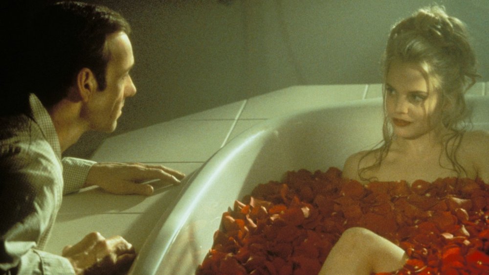 Kevin Spacey and Mena Suvari in American Beauty