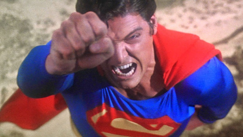 Superman Reversing Time