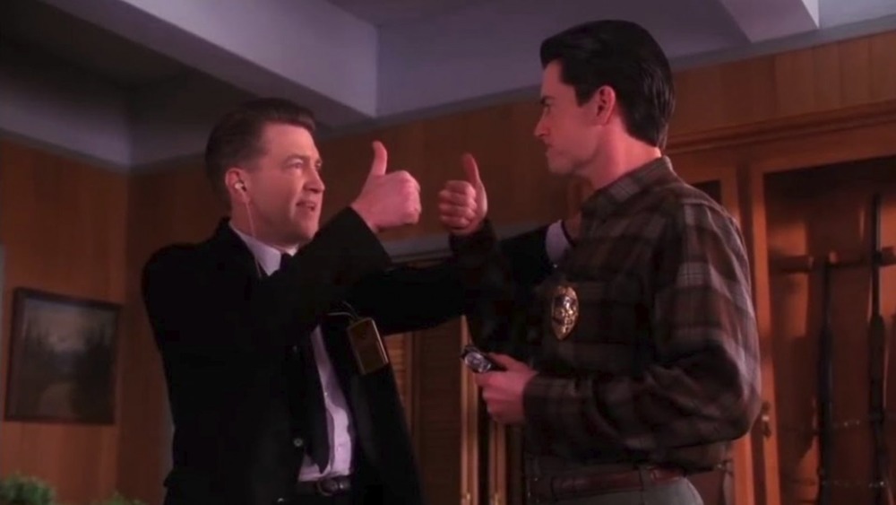 Gordon Cole and Dale Cooper in Twin Peaks