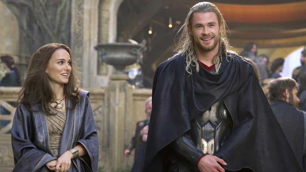 Jane Foster being with Thor