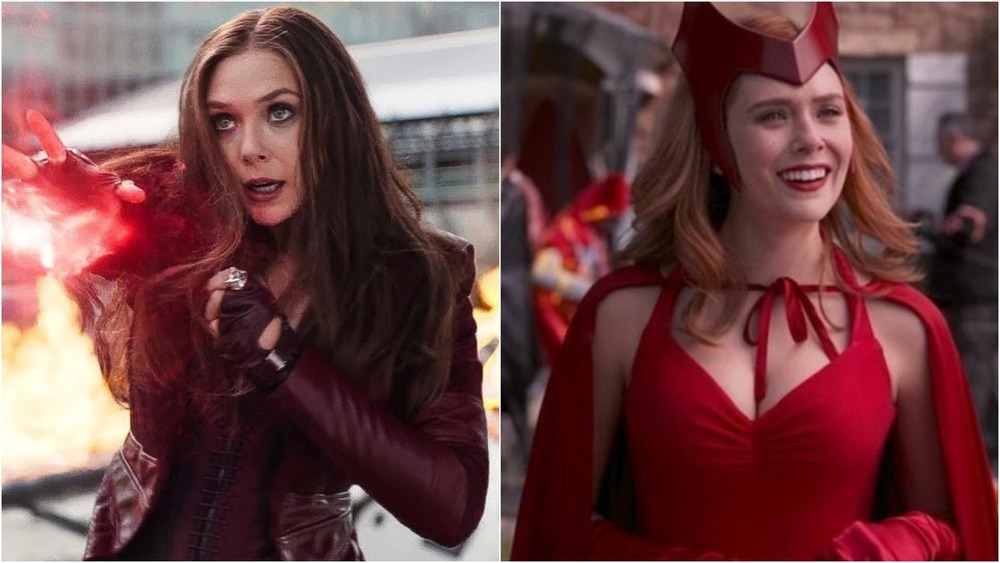 Wanda Maximoff in Captain America: Civil War and WandaVision