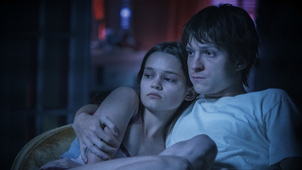Ciara Bravo and Tom Holland in Cherry