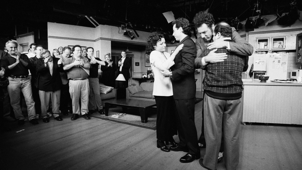 Seinfeld cast saying goodbye